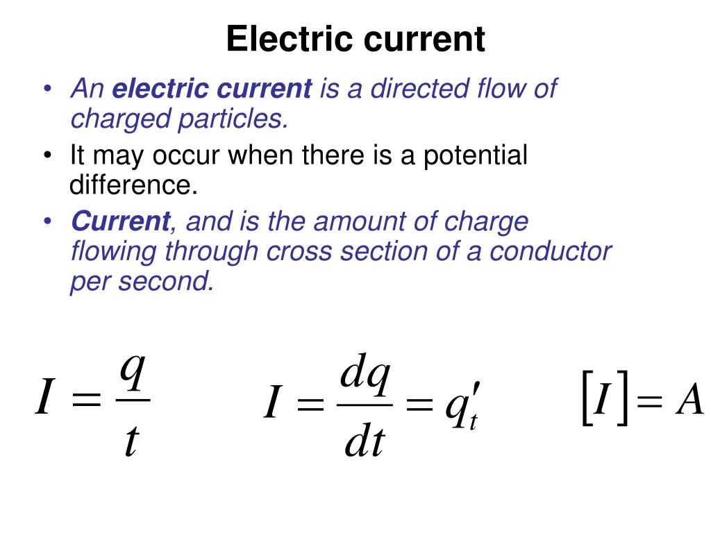 PPT Electric current PowerPoint Presentation, free download ID5330205