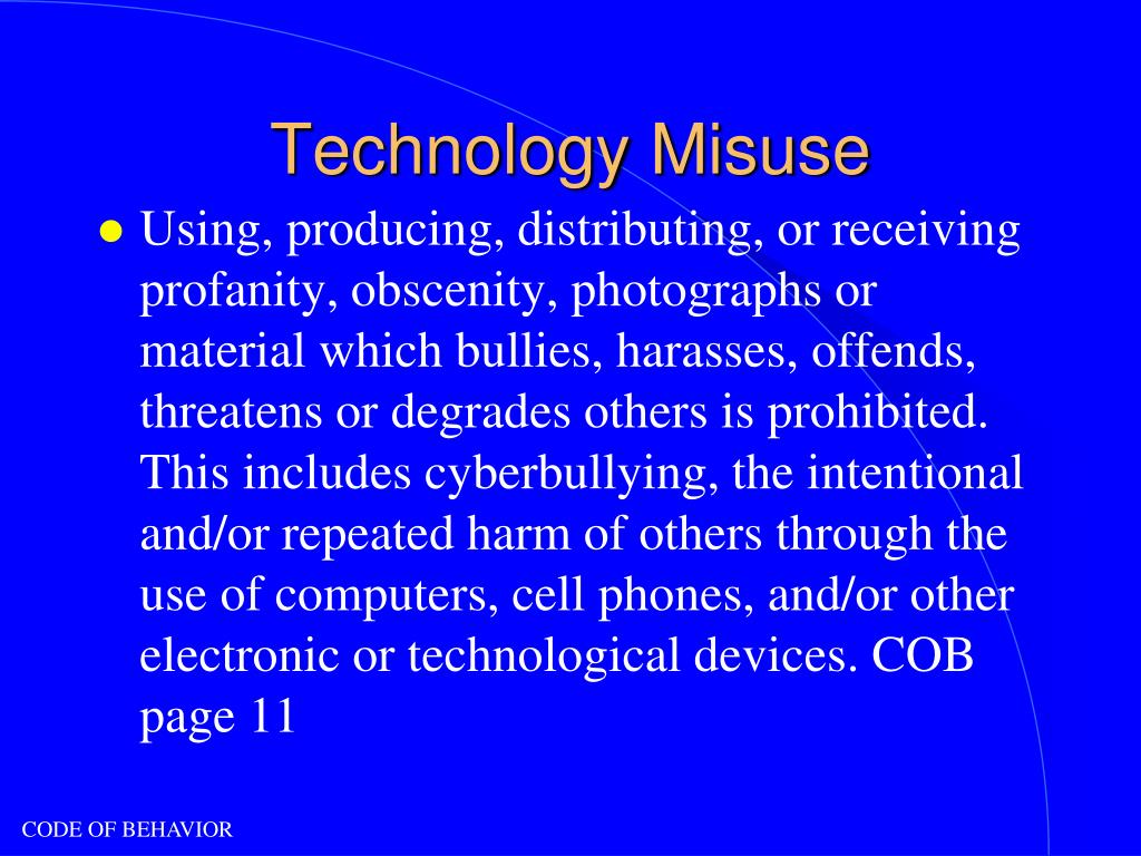 PPT CODE OF BEHAVIOR PRINCE WILLIAM COUNTY PUBLIC SCHOOLS PowerPoint Presentation ID5330786