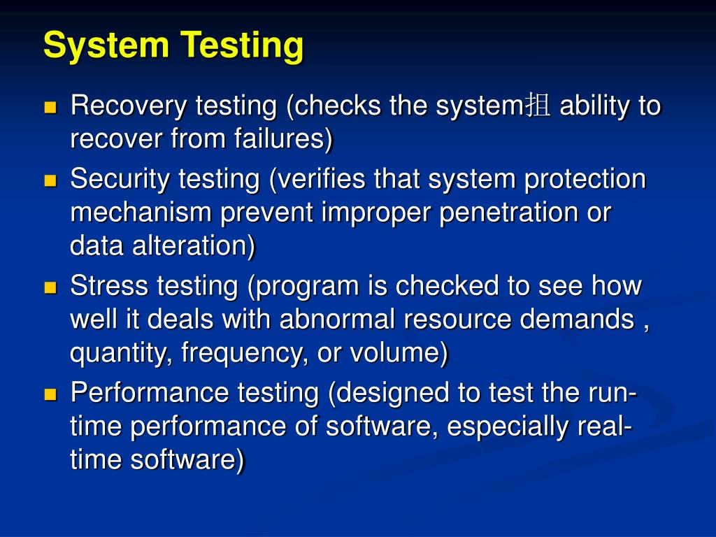 PPT Lecture 12 Software Testing Techniques & Software Testing