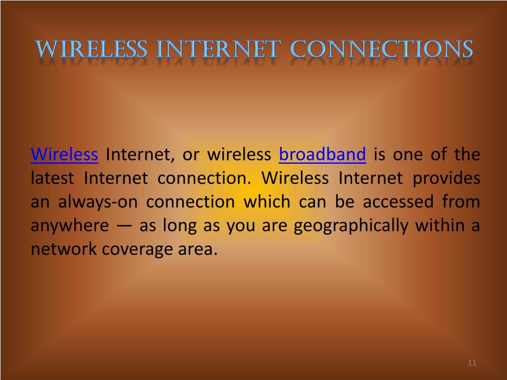 PPT TYPES OF CONNECTIONS PowerPoint Presentation, free