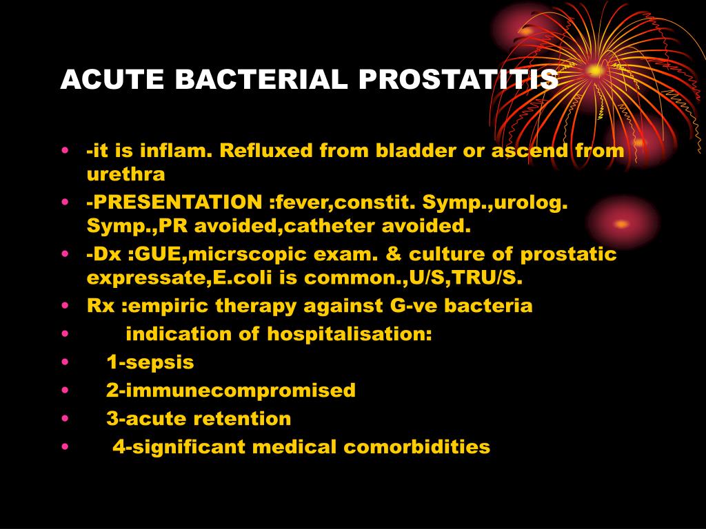 PPT ACUTE BACTERIAL PROSTATITIS PowerPoint Presentation, free