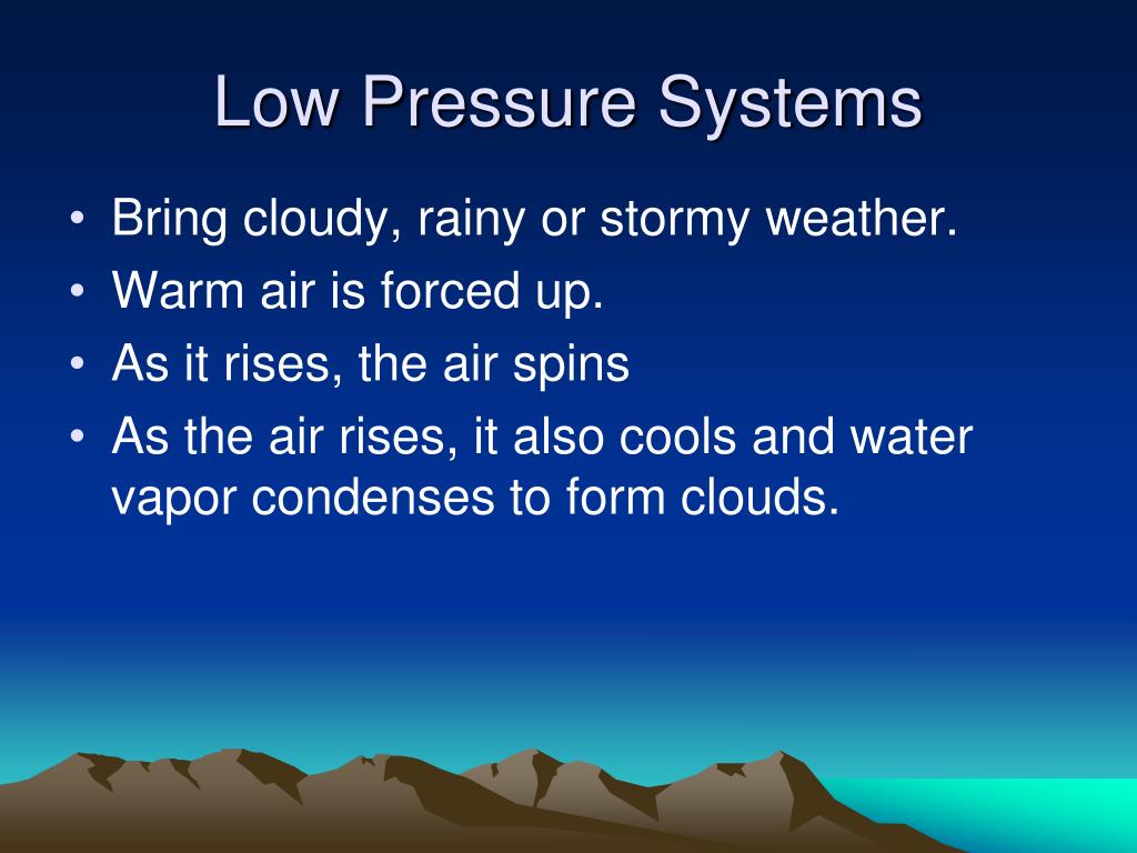 PPT High and Low Pressure Weather Systems PowerPoint Presentation