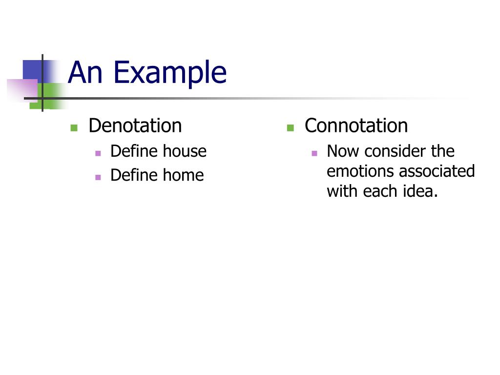 PPT Connotation and Denotation PowerPoint Presentation, free download