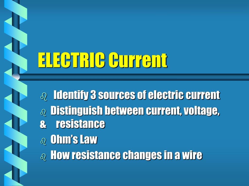 PPT ELECTRIC Current PowerPoint Presentation, free download ID5338544