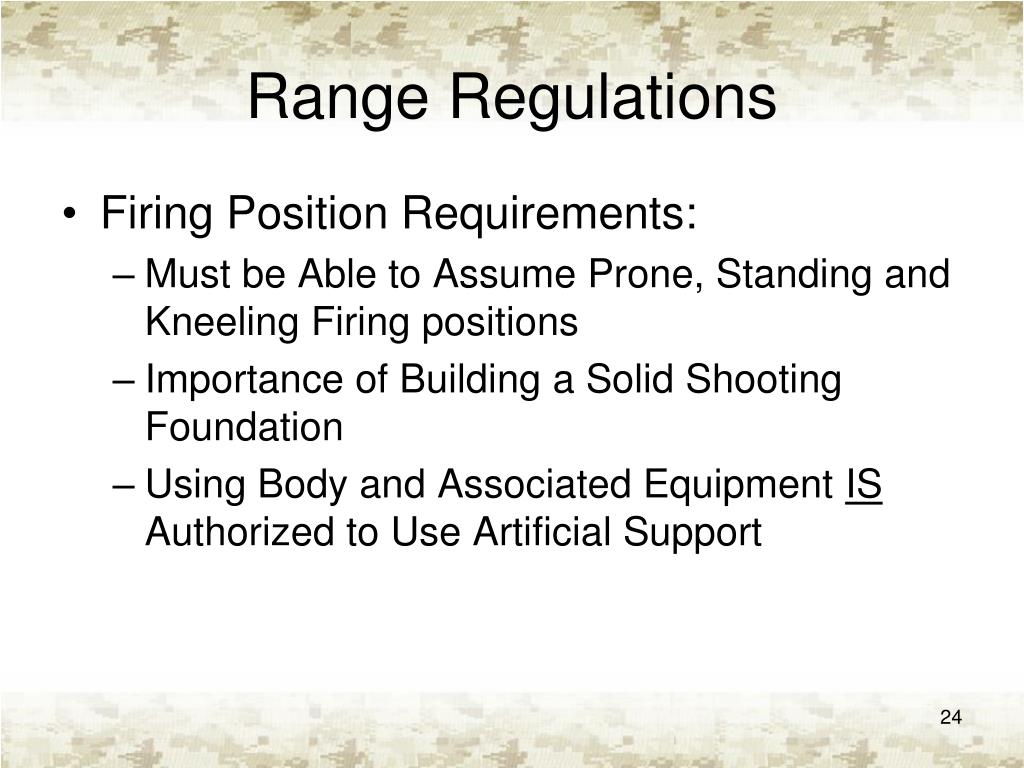 PPT EXECUTE MARINE CORPS COMBAT MARKSMANSHIP PROGRAM (MCCMP) TABLE 4 ADVANCED RIFLE