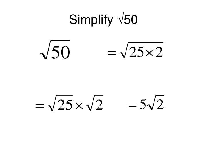 PPT - Simplifying Surds PowerPoint Presentation - ID:5340150