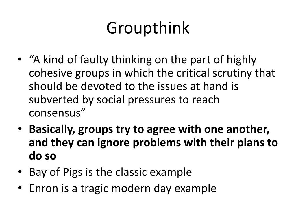 PPT Conformity and Groupthink PowerPoint Presentation, free download