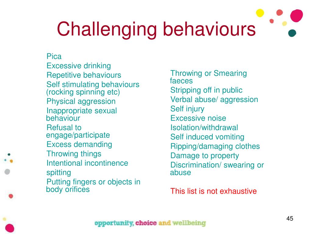 PPT Introduction to Understanding Challenging Behaviour, Personal