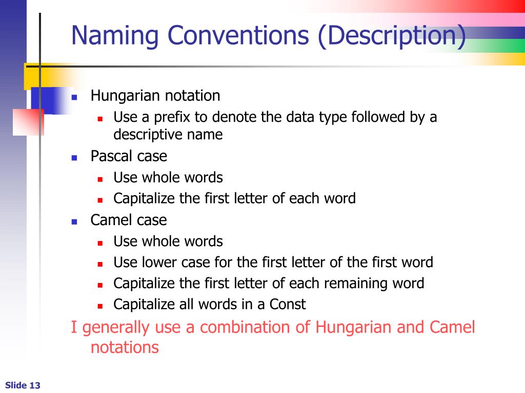 Camelcase Example