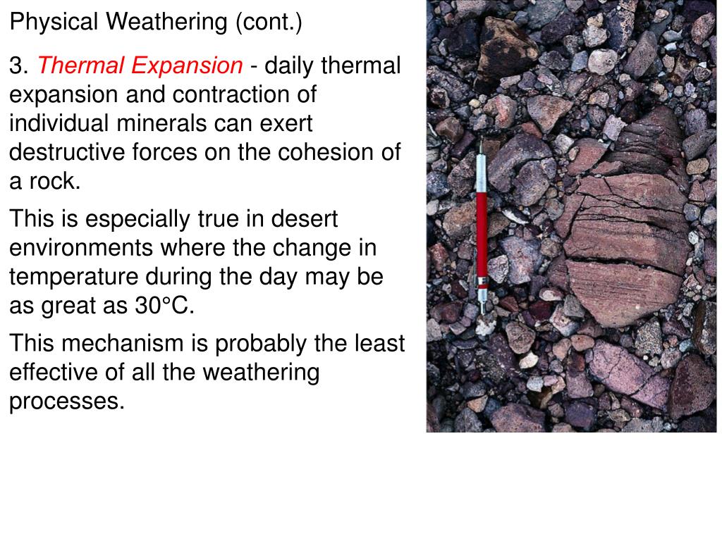 PPT Physical Weathering Chemical Weathering Rates of Weathering