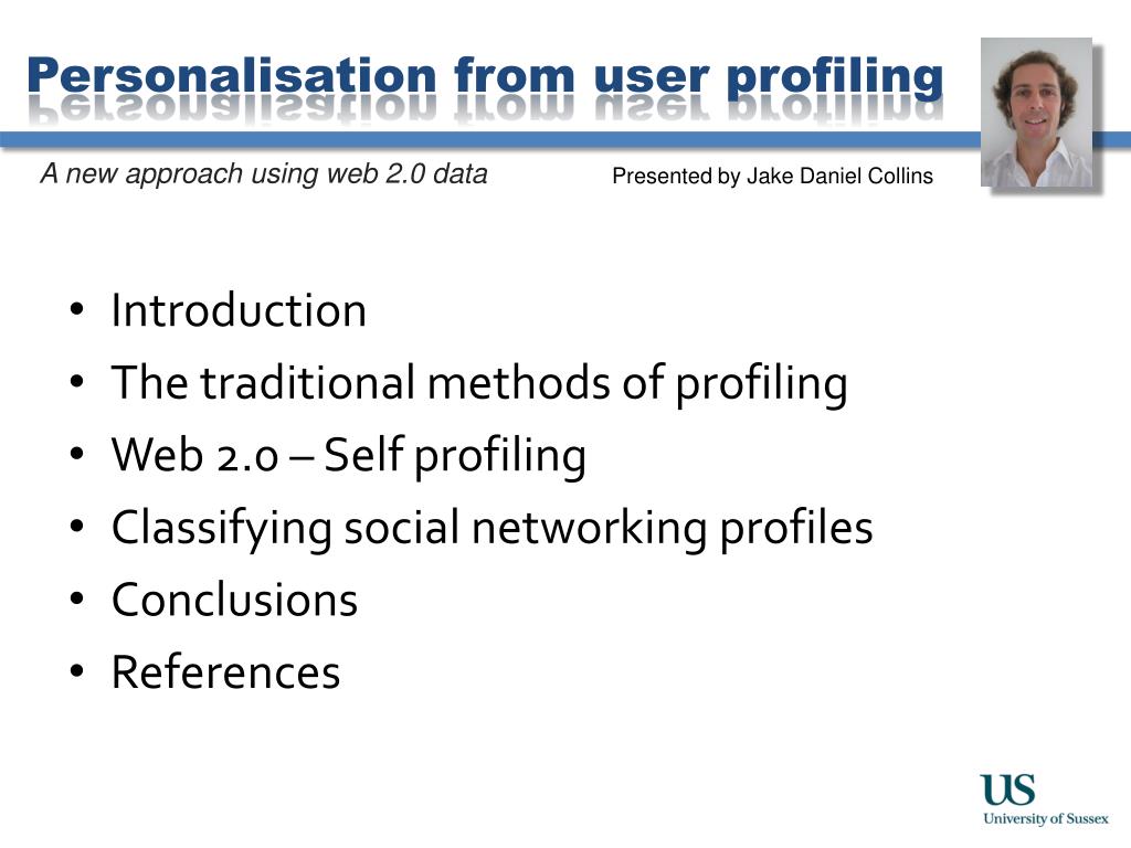 PPT Introduction The traditional methods of profiling  2.0 Self
