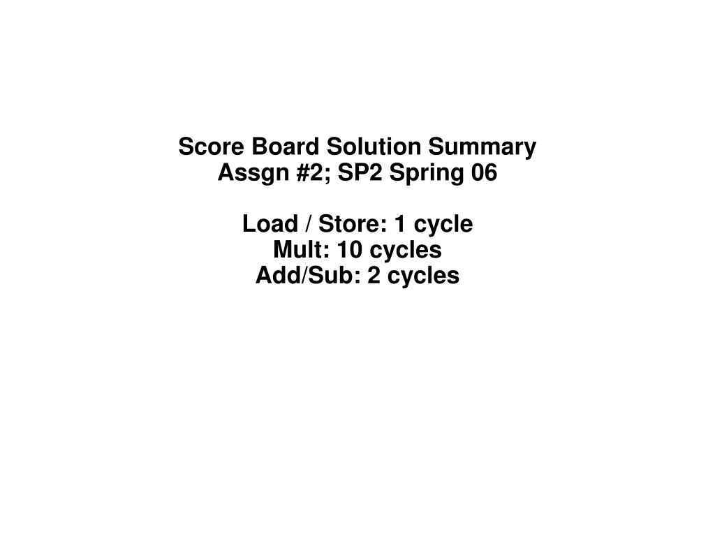 PPT Clock Cycle 1 PowerPoint Presentation, free download ID5345041