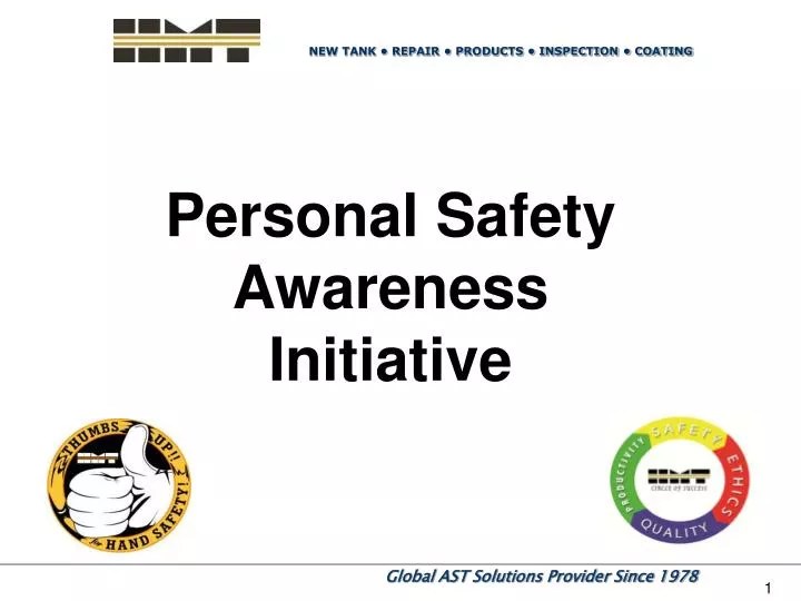 PPT Personal Safety Awareness Initiative PowerPoint Presentation