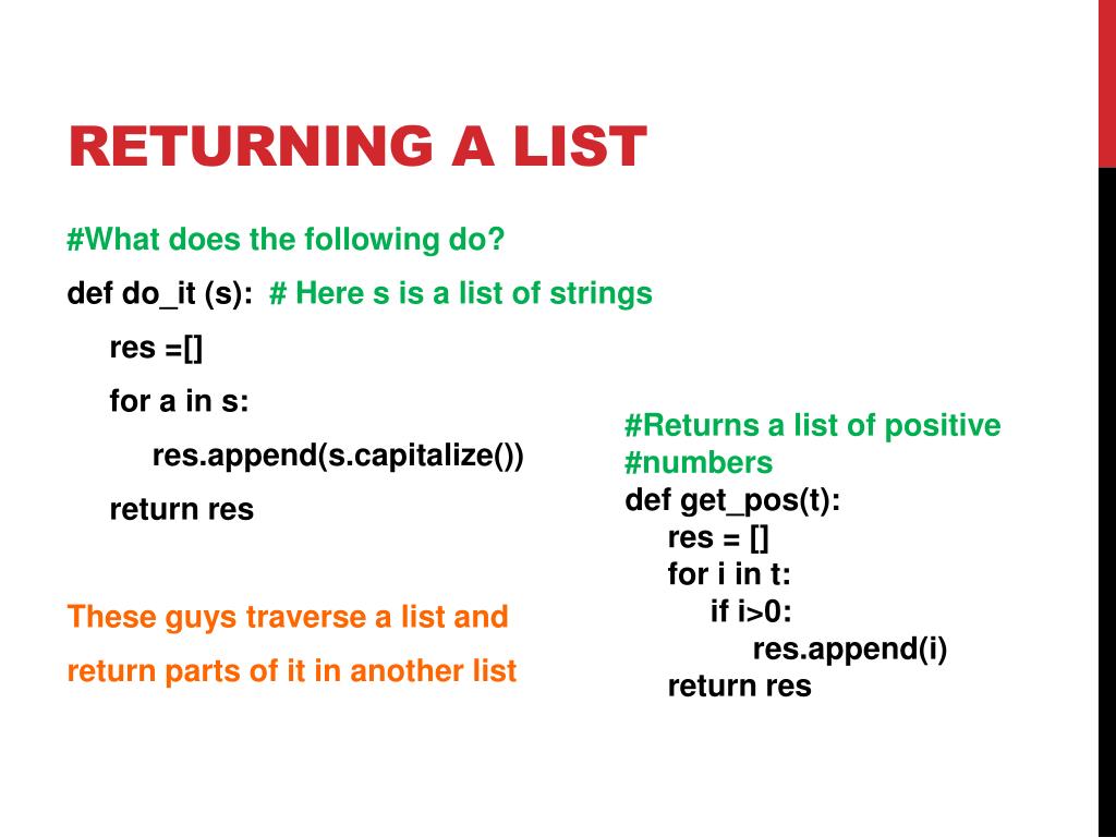 PPT Python LISTS chapter 10 PowerPoint Presentation, free download ID5349264