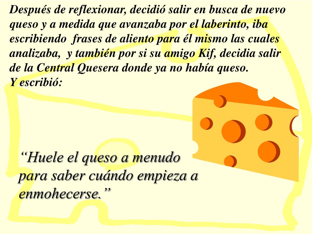 PPT ¿Quién se ha llevado mi queso? PowerPoint Presentation, free