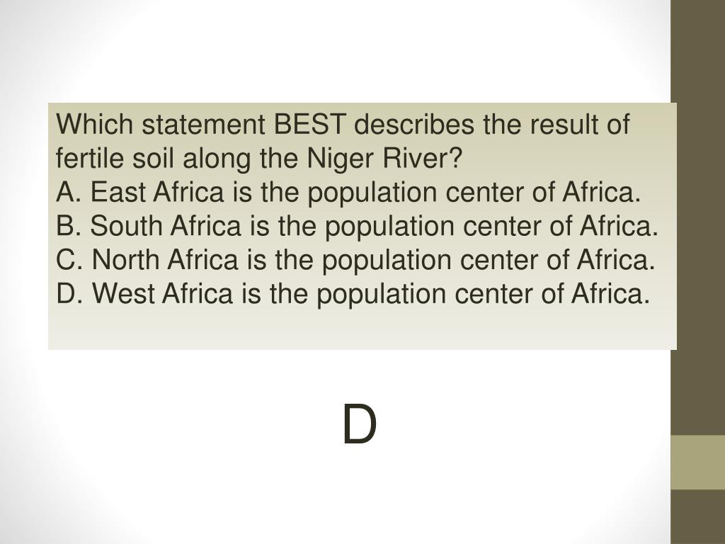 PPT AFRICA GEOGRAPHY UNIT 1 REVIEW PowerPoint Presentation ID5351916