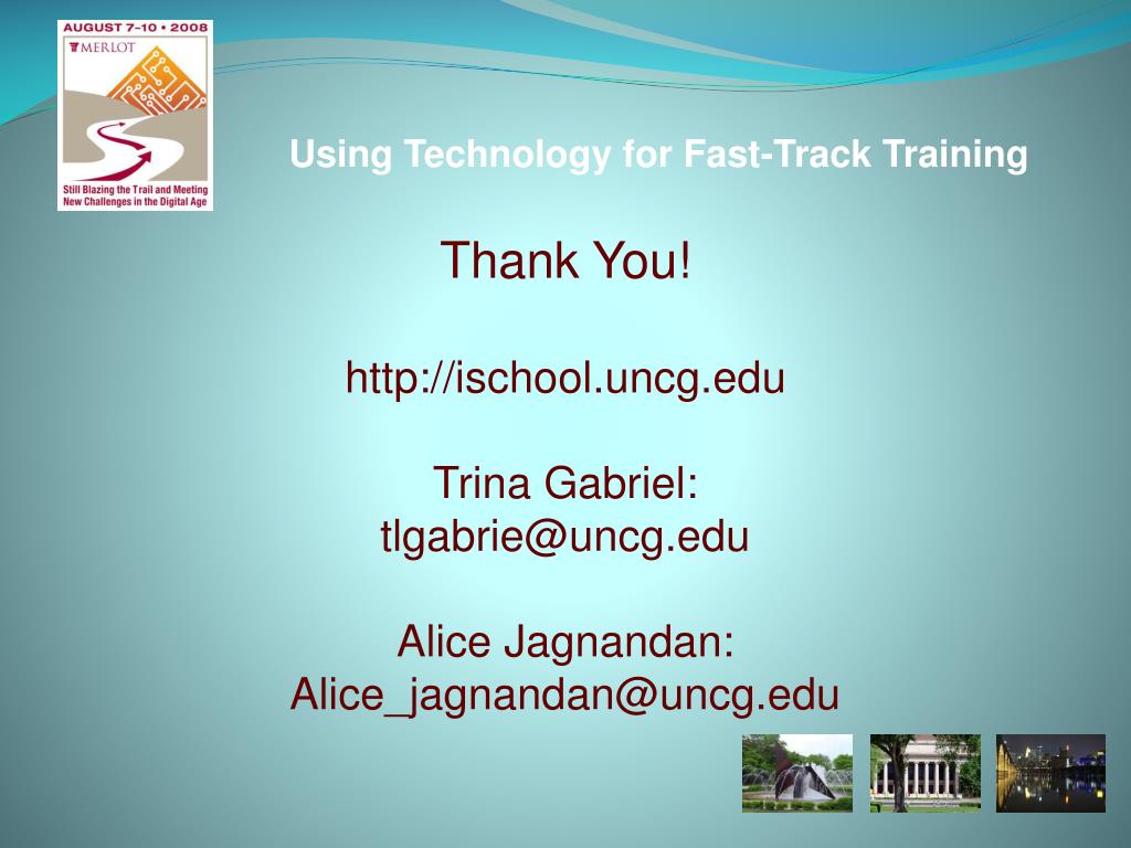 PPT Using Technology for FastTrack Training PowerPoint Presentation