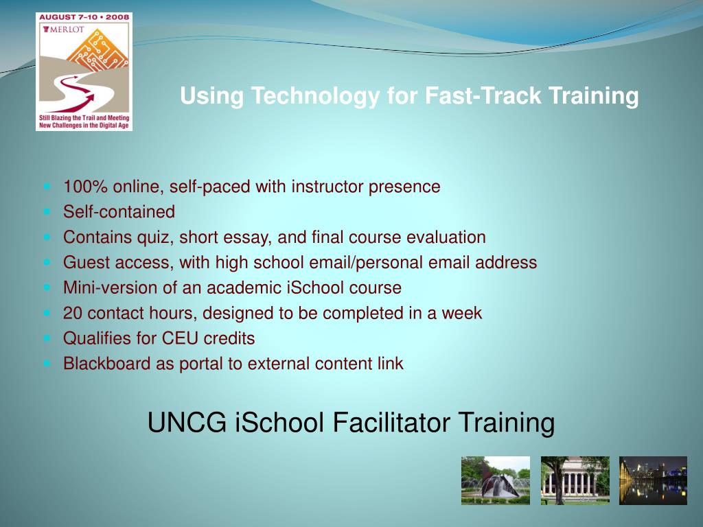 PPT Using Technology for FastTrack Training PowerPoint Presentation