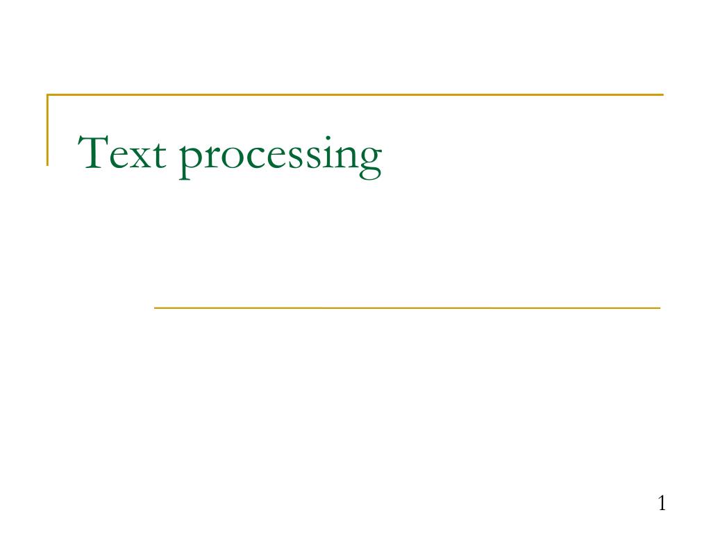 PPT Text processing PowerPoint Presentation, free download ID5352448