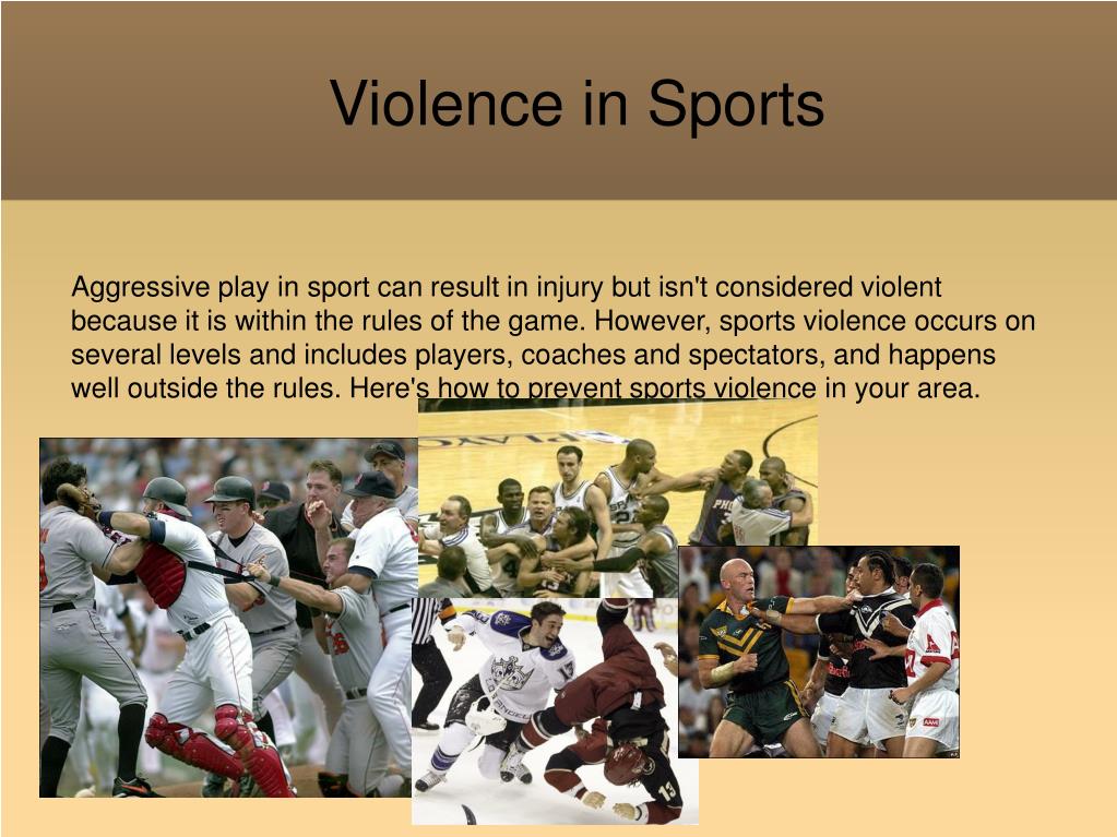 PPT Sports Violence in Sports PowerPoint Presentation, free download ID5353557