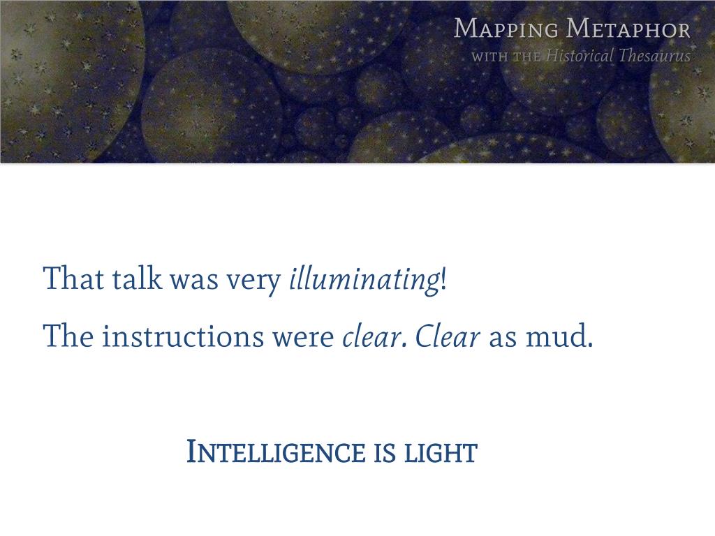 PPT Mapping Metaphor with the Historical Thesaurus PowerPoint