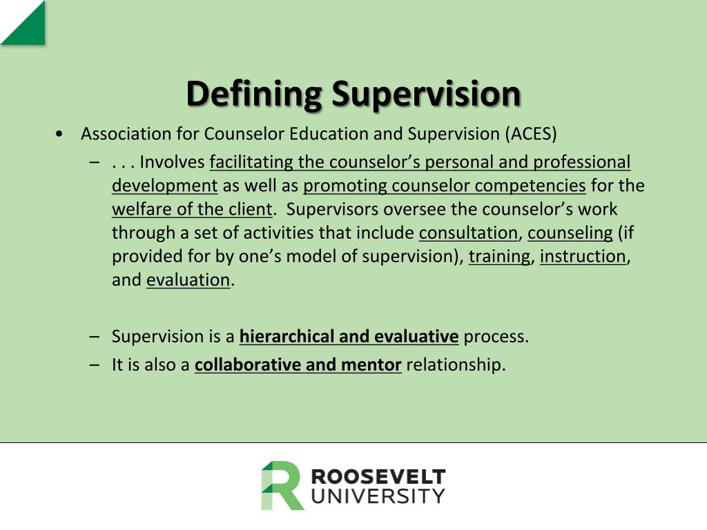 PPT Supervision Training for CMHC Internship Site Supervisors