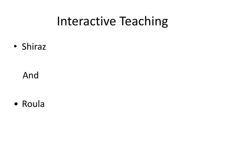 PPT Interactive Teaching PowerPoint Presentation, free download ID