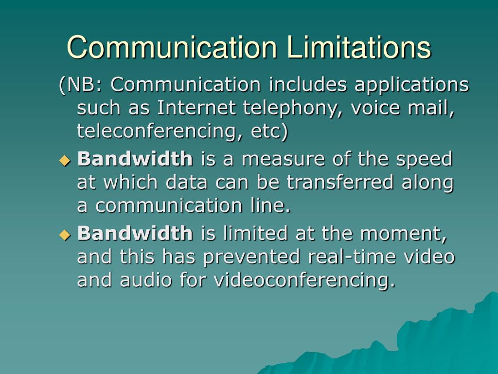 PPT Capabilities and Limitations of ICT. PowerPoint Presentation