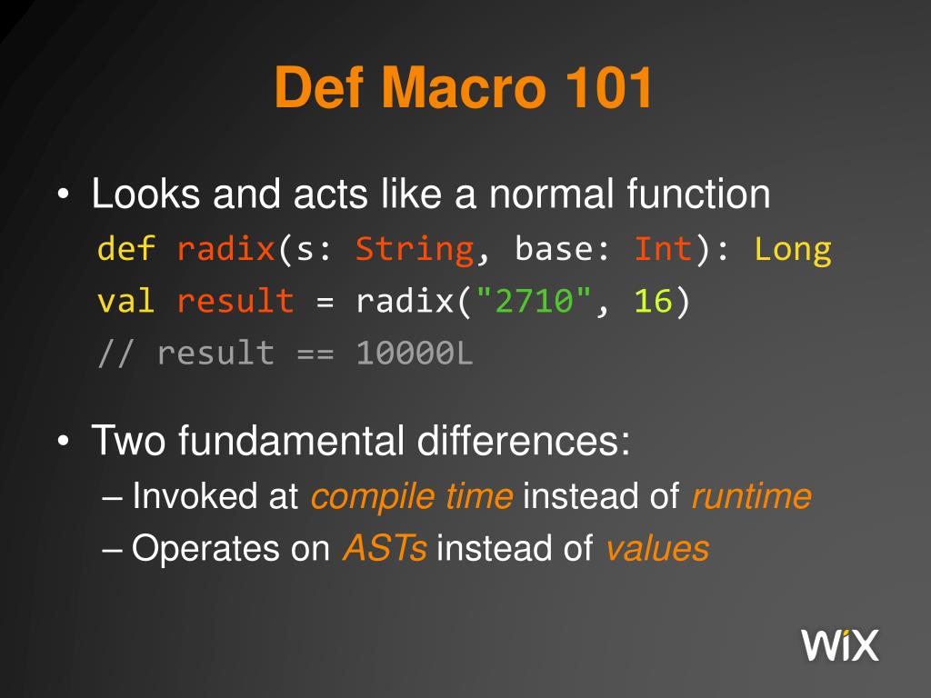 PPT Leveraging Scala Macros for Better Validation PowerPoint