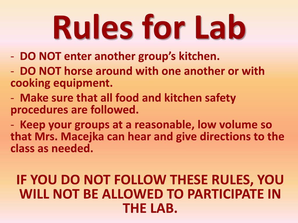 PPT Cooking Lab PowerPoint Presentation, free download ID5359466