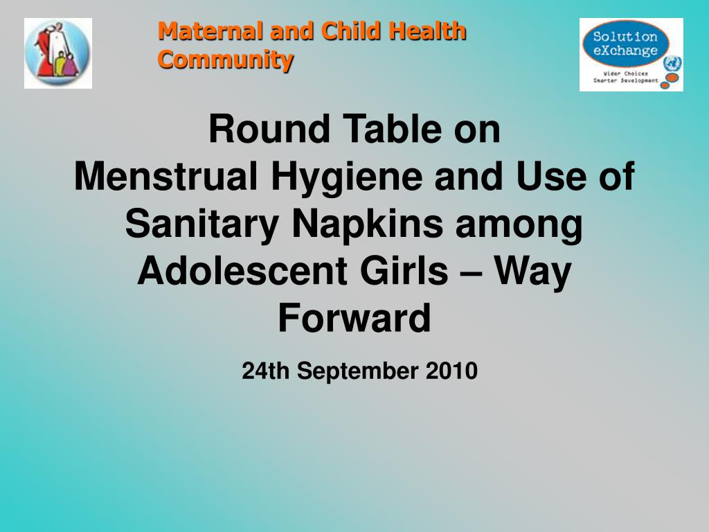 PPT Insights from the discussion on Use of Sanitary Napkins in Rural