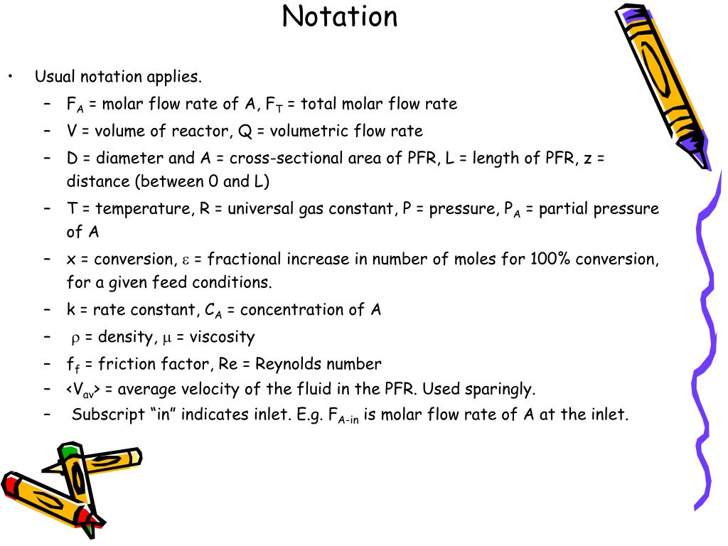 PPT PFR design. Accounting for pressure drop PowerPoint Presentation