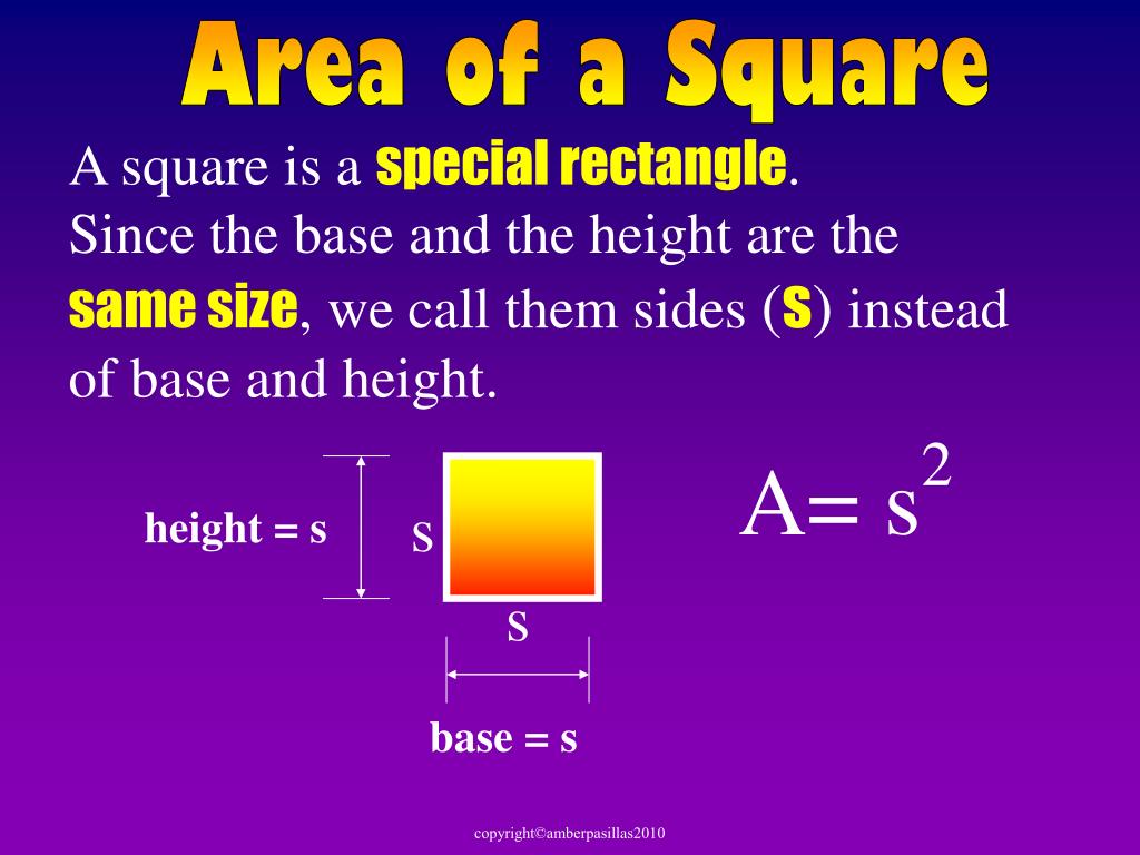 PPT Area of a Parallelogram PowerPoint Presentation, free download