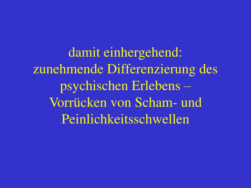 PPT Zur Psychologie der Scham PowerPoint Presentation