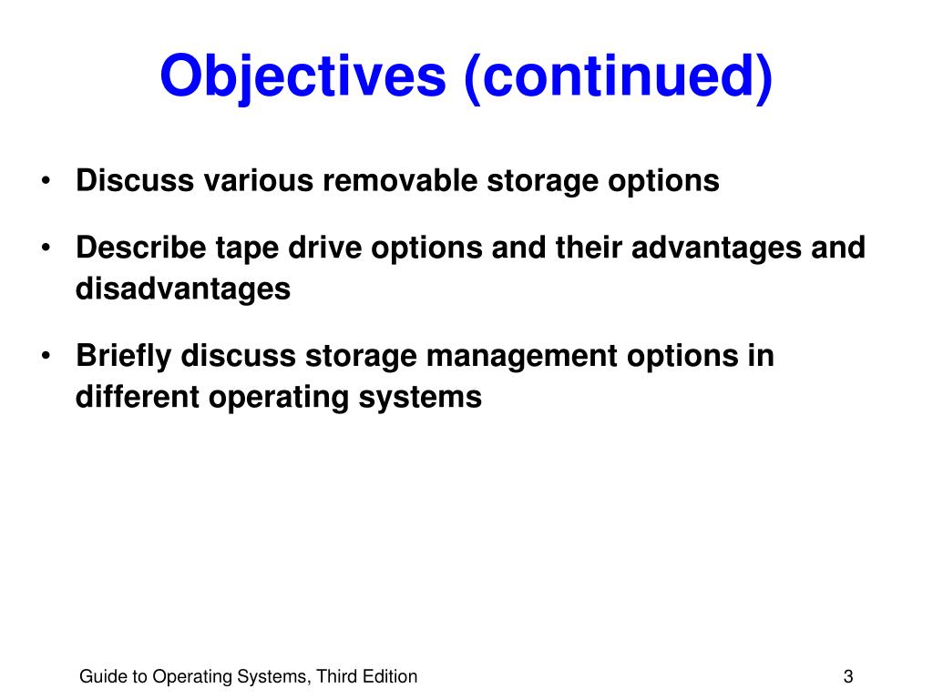PPT Using and Configuring Storage Devices PowerPoint Presentation