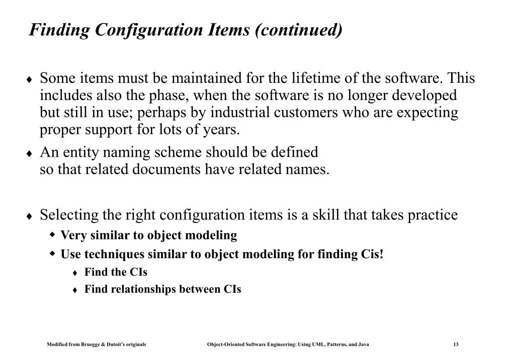 PPT Chapter 13 Configuration Management PowerPoint Presentation