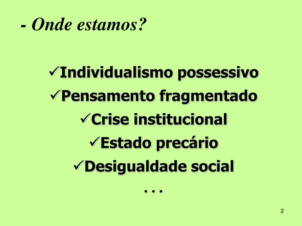 PPT Um lugar de primeiro mundo PowerPoint Presentation, free download