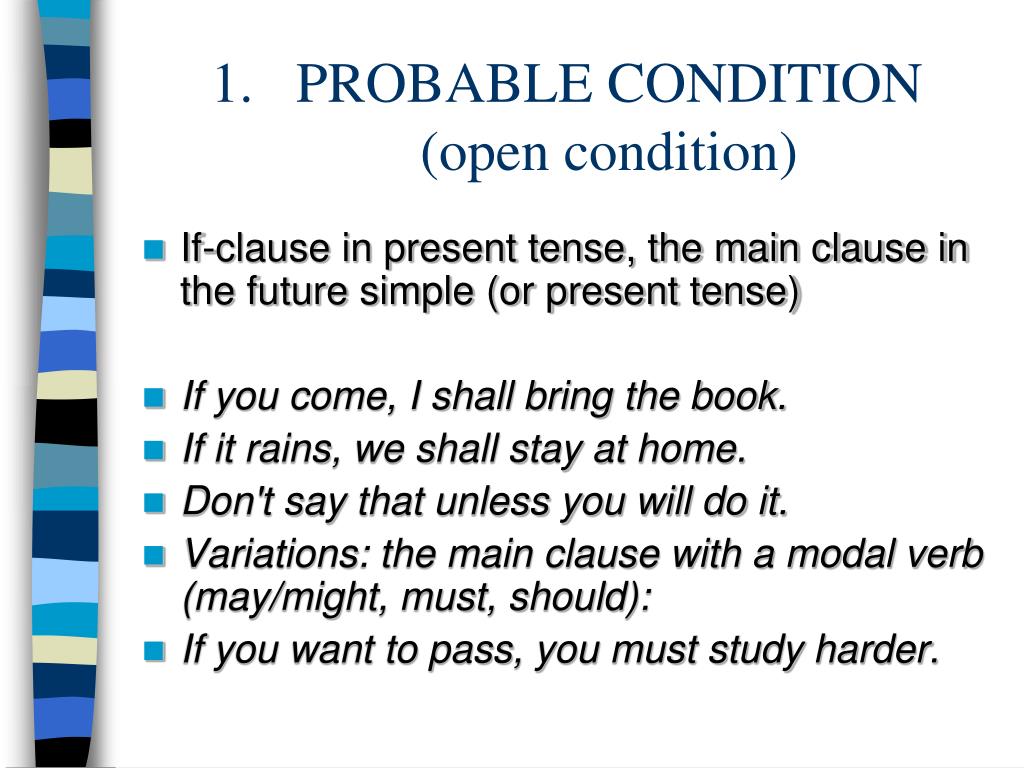 PPT Conditional clauses PowerPoint Presentation, free download ID