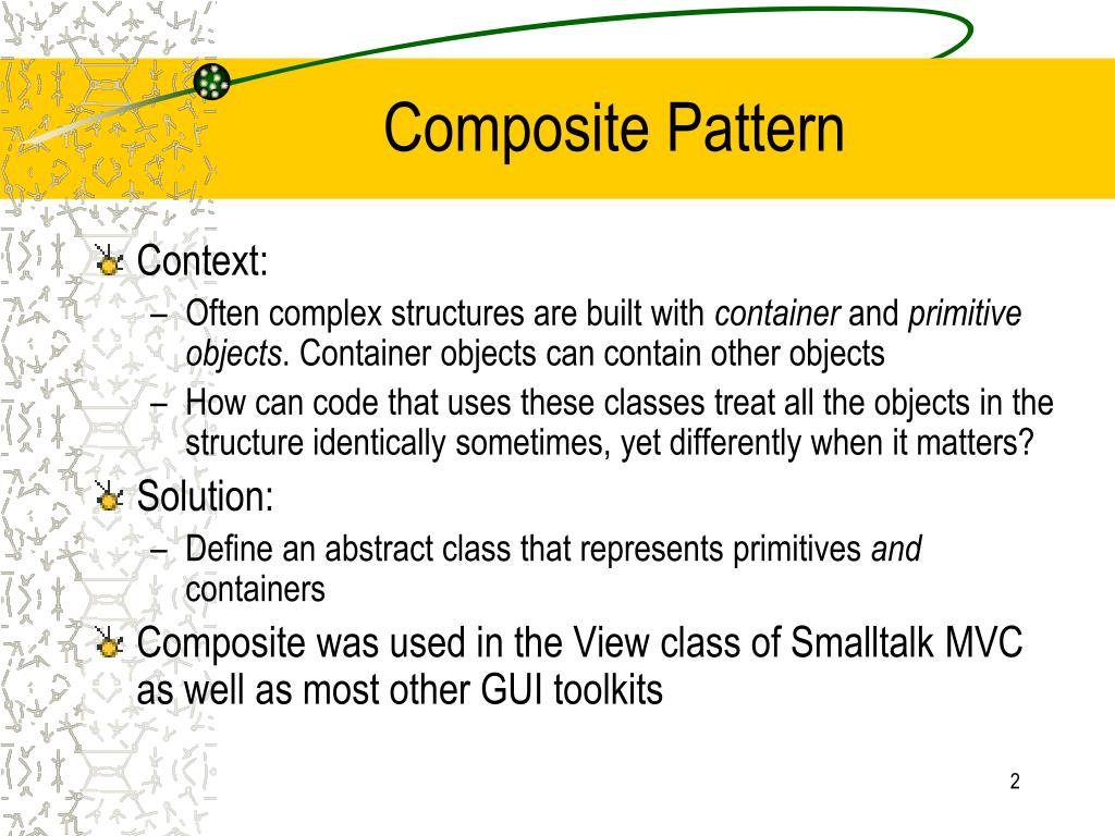 PPT Composite Design Pattern PowerPoint Presentation, free download