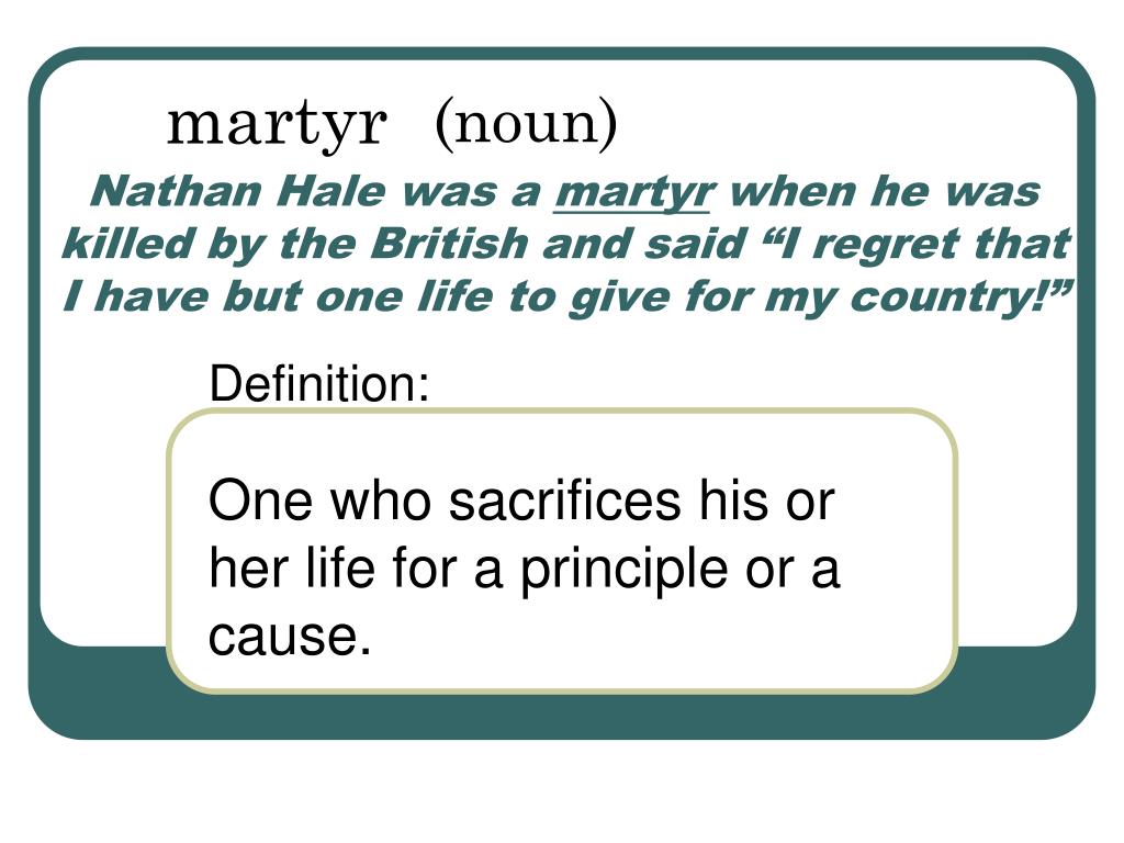 PPT martyr PowerPoint Presentation, free download ID5370276