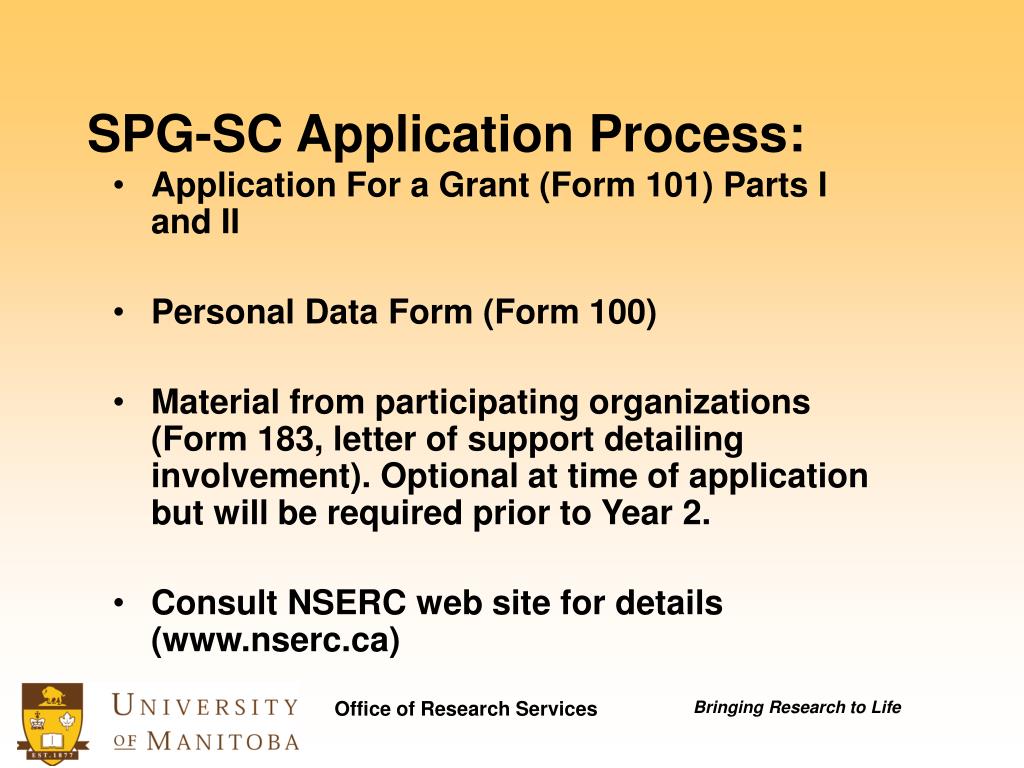 PPT What are Strategic Project Grants (SPGSC)? PowerPoint