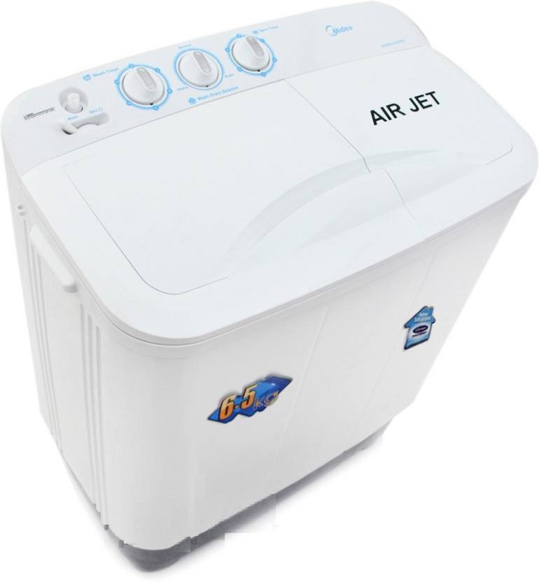 It's a average washing machine MIDEA 6.5 KG SEMI AUTOMATIC TOP LOAD