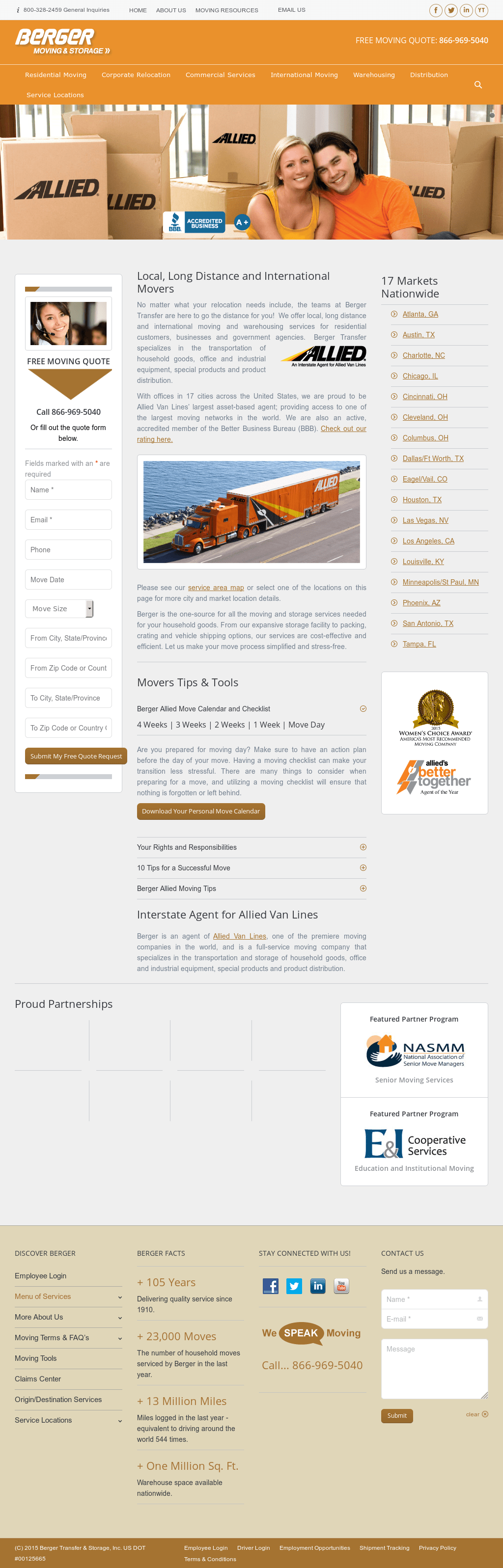 Berger Transfer And Storage Dandk Organizer