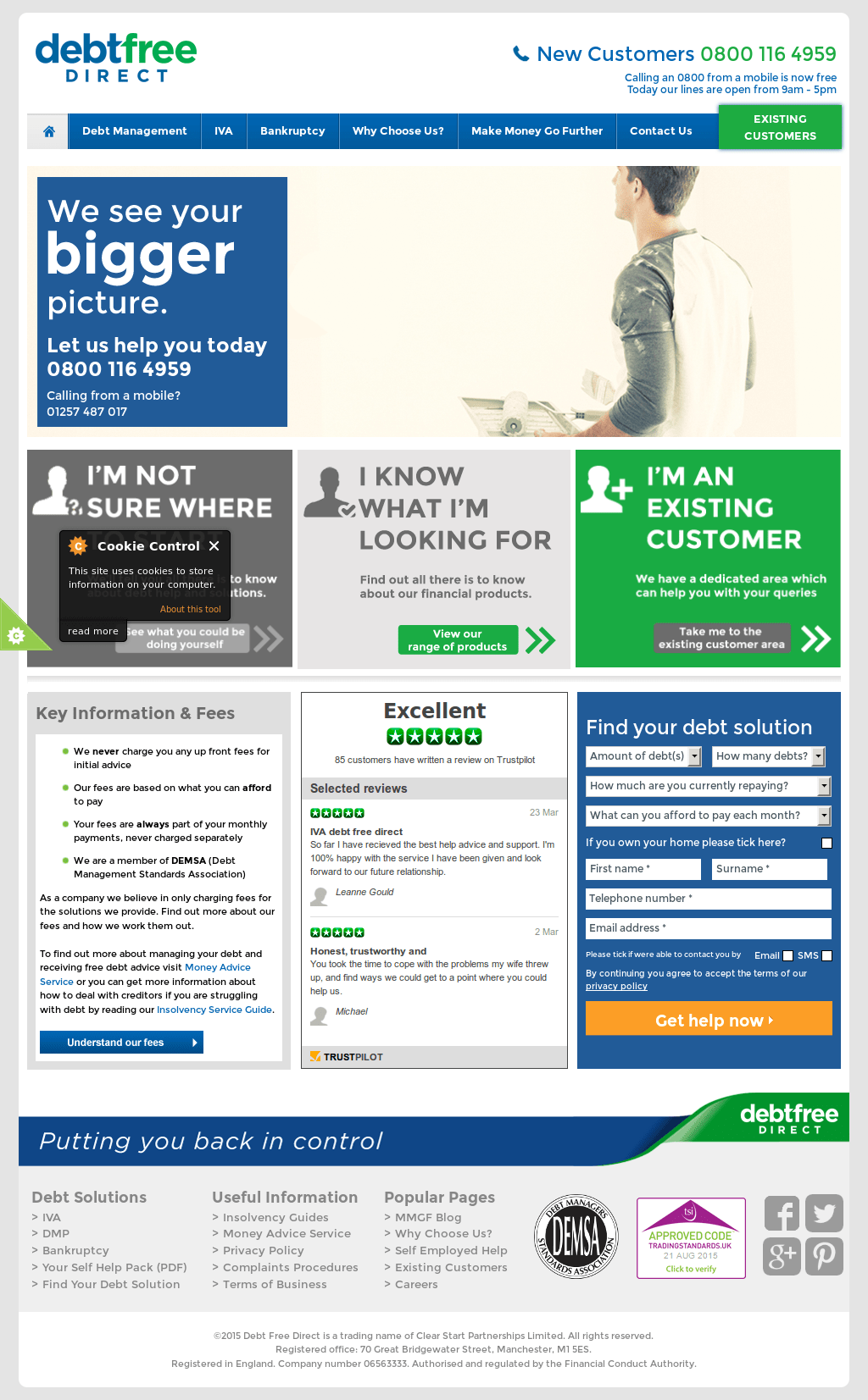 Debt Free Direct Limited Competitors, Revenue and Employees Owler