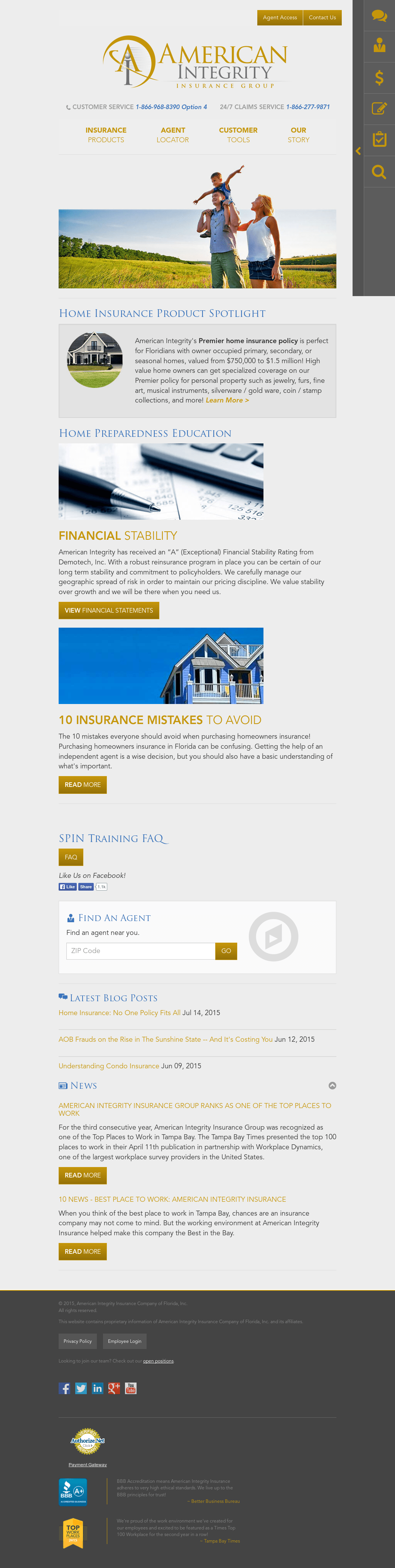 American Integrity Insurance Logo news word