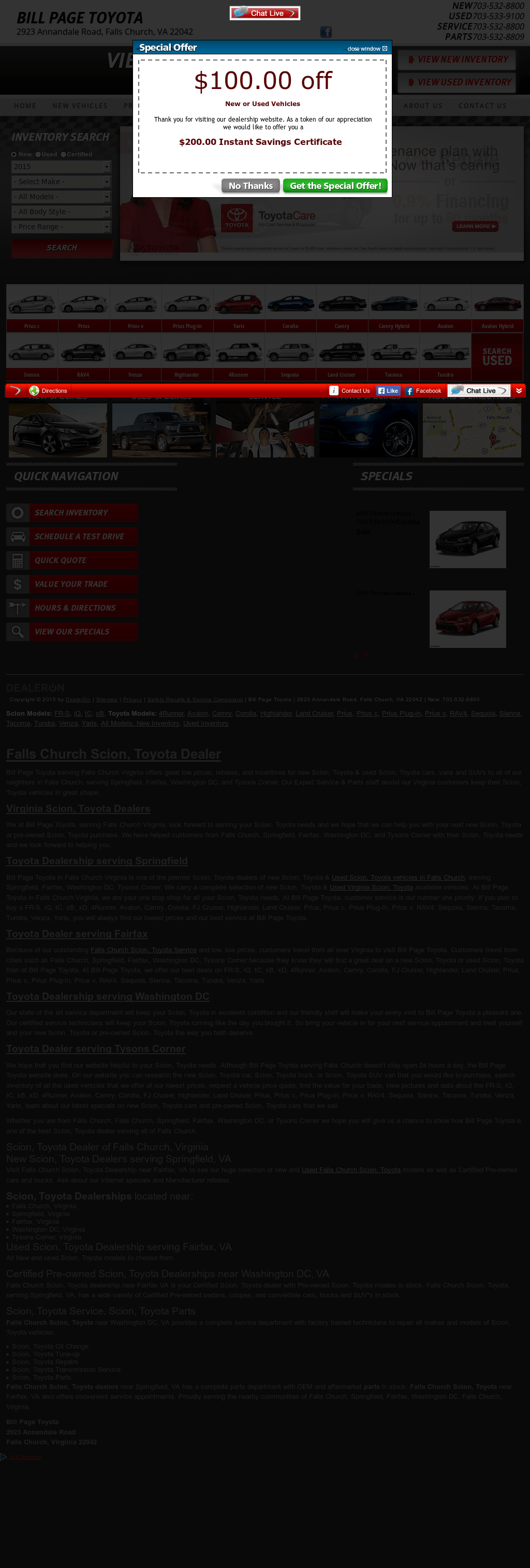 Bill Page Toyota Service Best Toyota