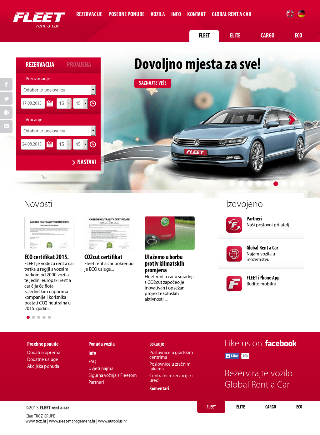 NOVA rent a car Zagreb Auto entuzijasta Hrvatska