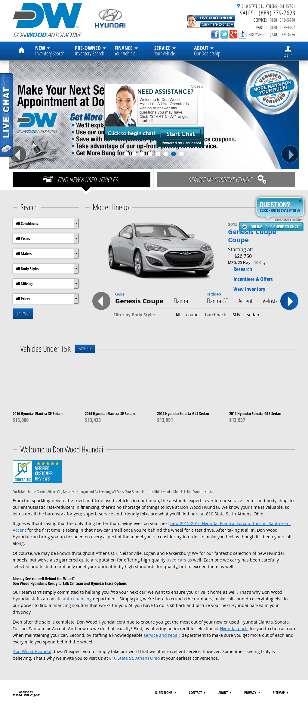 Don Wood Hyundai Athens Oh 45701 Sport Cars Modifite