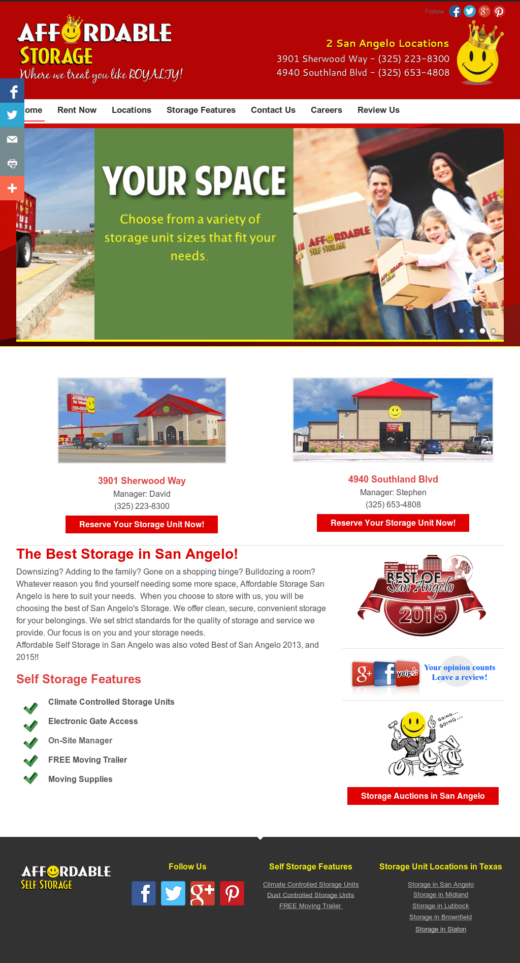 Affordable Self Storage San Angelo Texas Dandk Organizer