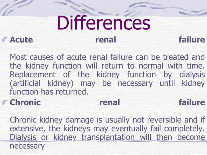 PPT Renal Failure Acute and Chronic PowerPoint Presentation ID5372760